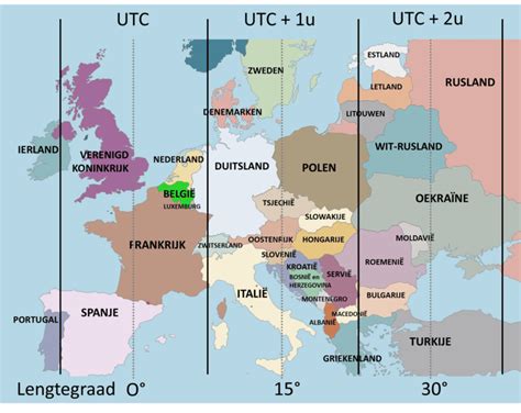 welke tijdzone heeft nederland.
